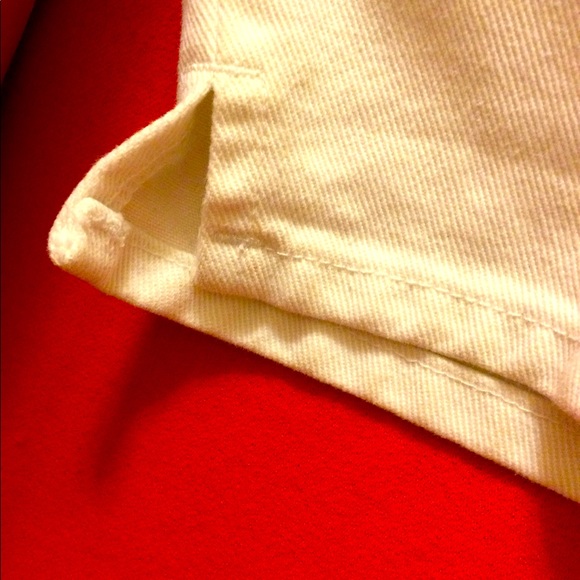 💥NWOT💥VINTAGE 80’S WHITE DENIM JEAN CAPRI - Picture 12 of 16